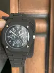 Awei Chronograph Wrist Watch - Black - 2