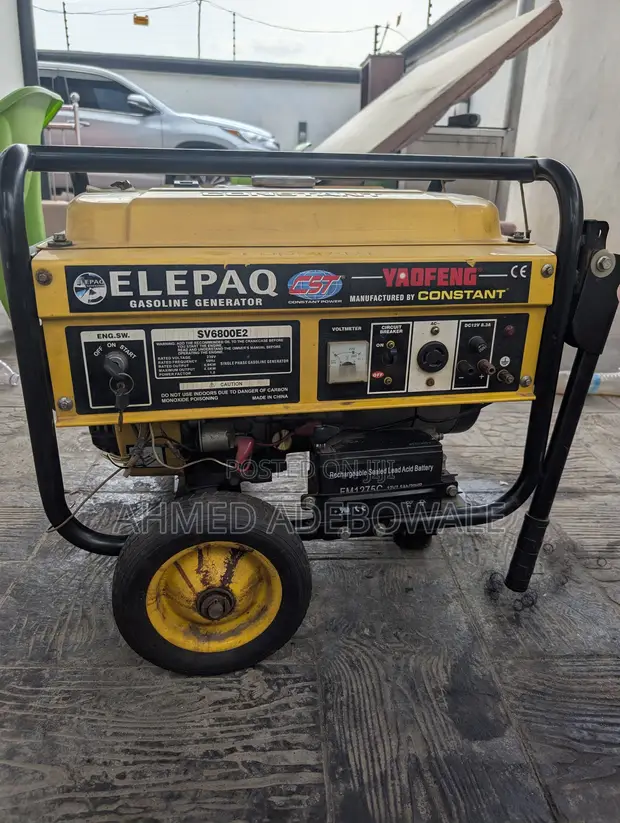 Elepaq Constant SV6800E2 Petrol Generator - 1