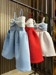 Little Bow Dress - Girls' Statement Dress - 3