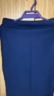 Corporate Skirts - Blue Cotton Straight Style - 3
