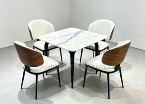 Home Interiors 4-Seater Dining Set - White