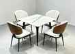 Home Interiors 4-Seater Dining Set - White - 1