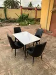 Classic Marble Dining Set - 6 Seater - 2