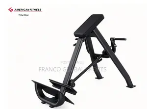 American Fitness Chest Supported T-Bar Row Machine