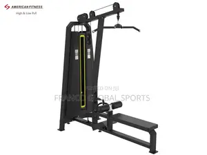 American Fitness Lat Pulldown/Low Row Combo Commercial Machine