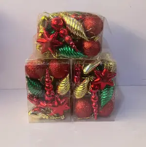 Home Interiors Multicolor Christmas Tree Ornaments (Brand New)