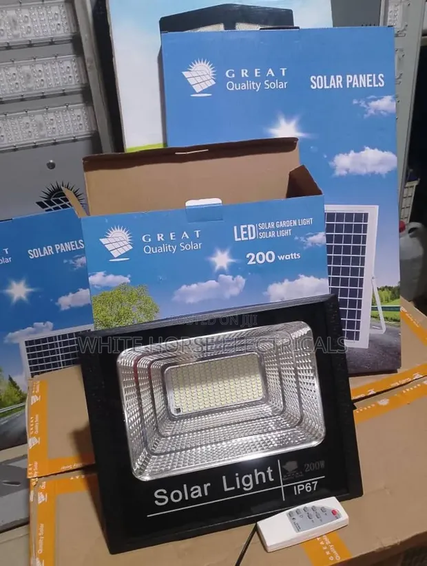 200W Fitilar Hasken Rana Mai Sarrafa Ta Nesa - 1