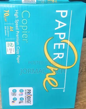 Paper One A4 Copy & Printer Paper, 70gsm, Fari, 500 Lemfofi