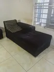 Home Interiors L-Shaped kujerar zama 6 - Baƙi - 2