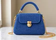 Rectangular Quilted Crochet Shoulder Bag - 4