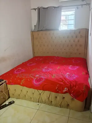 Home Interiors King Size Bedframe & Semi-Orthopedic Katifa