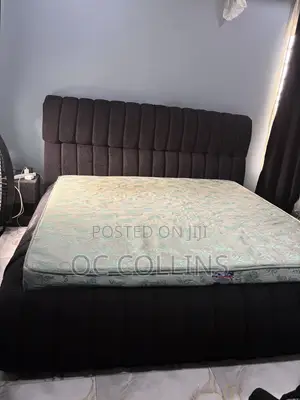 King Size Bed Frame and Mattress - 4 Months Used