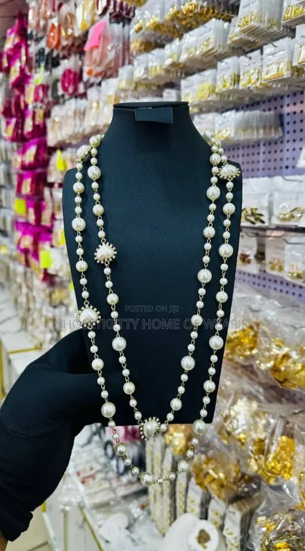 Beaded Silver Necklaces - 1