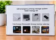 Solar Lighting Kit with 3 LED Bulbs & Phone Charging - 5