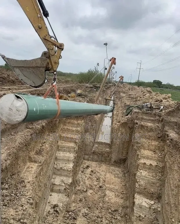 Deep Concrete Foundation Installation - 1