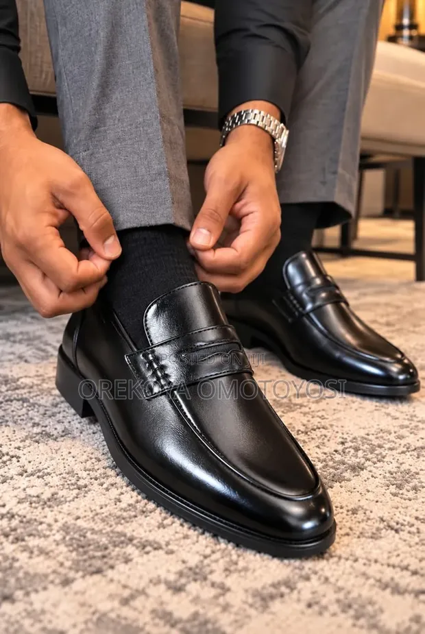 Ingantattun Takalman Fata Na Maza (Loafers) - 1