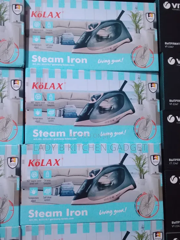Kolax Steam Iron - Sabon Abu - 1