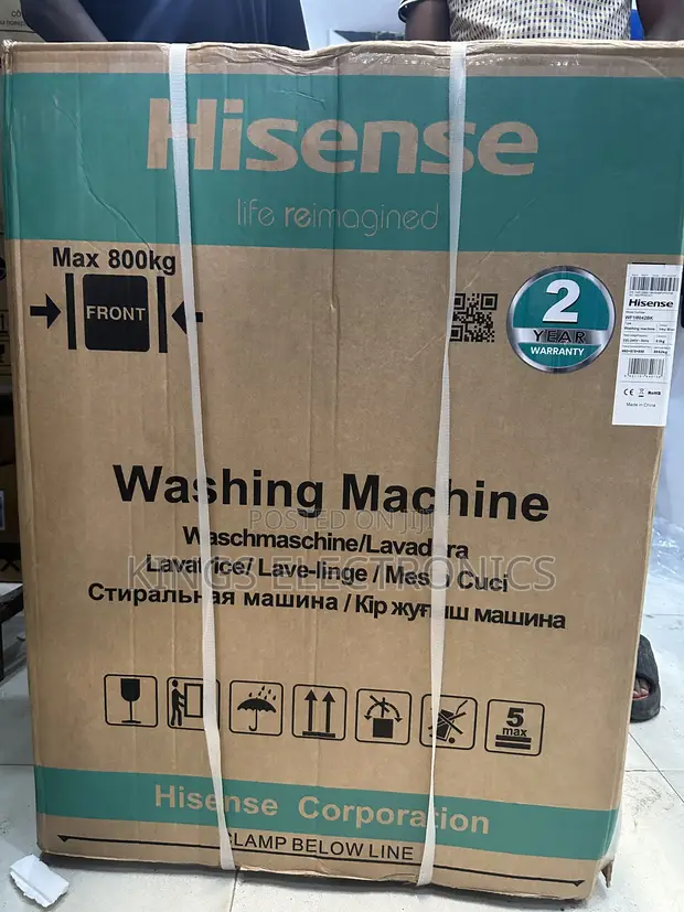 Hisense 8kg Front Load Automatic Washing Machine - 1