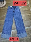 Adio Girls' Flared Jeans with Stones (3-5Y) - 2