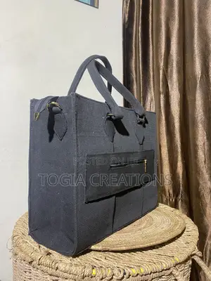 Aso Oke Structured Tote Bag