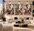 Modern Digital Split Wall Art - 3-Piece Set (20x30) - 1