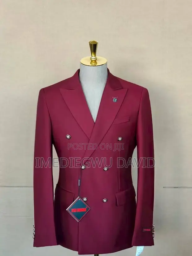 Dino Man Classy Double-Breasted Men's Suit - 1