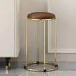 Luxury Gold Round Metal Stackable Dining Chair - 3