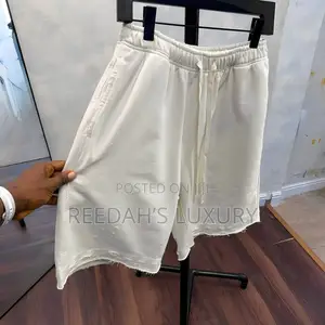 Casual Drawstring Studded Shorts