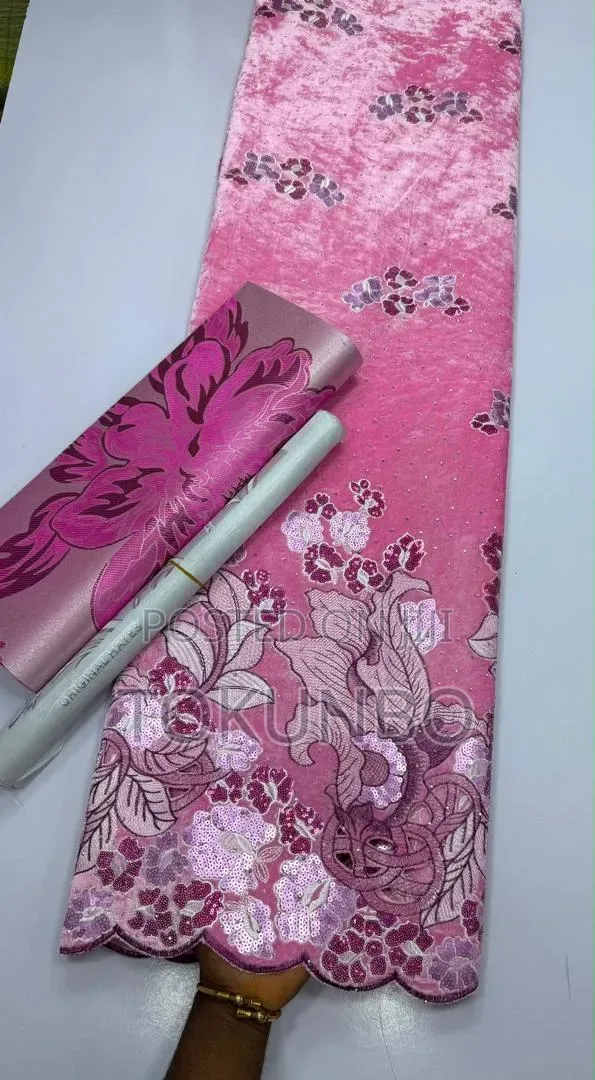 Velvet Lace Fabric - 1