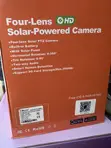 Four Lens Solar Power Security Camera - 3