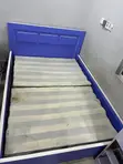 4x6 Wooden Bed Frame with Side Drawer - 5