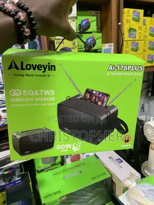 Loveyin Ai-178 Plus 60W Wireless Speaker da FM Radio