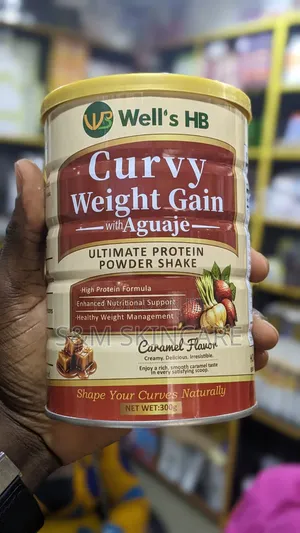 Well's HB Curvy Weight Gain Protein Powder Shake da Aguaje