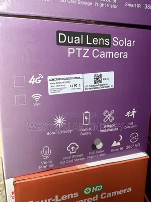 Cberry HD Dual Lens Solar Camera