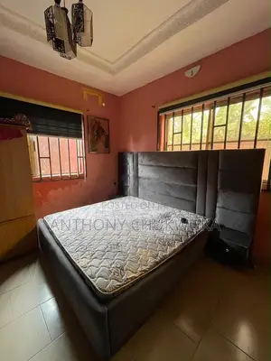 6x6 Bed Frame, Mattress & Two Drawers