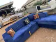 Brand New Blue L-Shape Sofa - 2