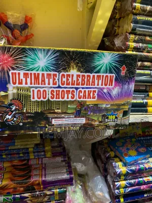 Ultimate Celebration 100 Shot Fireworks Cake Box