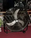 30" Floor Drum Fan with Remote Control - 5