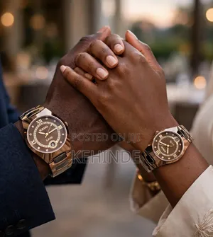 Couple RADO Wristwatch - Rose Gold/Brown Dial