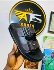 AT Shoes Buckled Slides masu kyau - Baki - 2