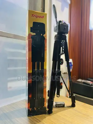 Heavy-Duty Camera & Phone Tripod Stand