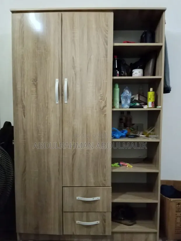 Home Interiors Wardrobe Mai Kofofi 2 Mai Shelves da Wurin Gyara Takalmi - 1