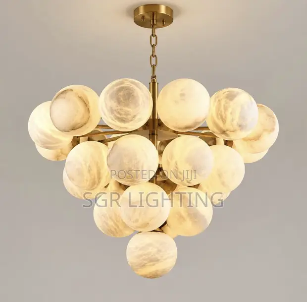 Kyakkyawar Fitilar Bulbul Marble na Rufi - 1