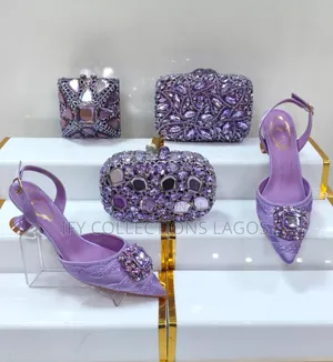 AD Maurizio Italian Shoes & Bag Set - Multicolor