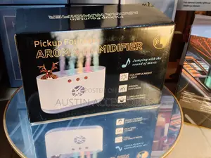 Fountain Aroma Humidifier Mai Haske Mai Goyon Kiɗa