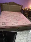 6x6 Bed Frame with 2 Drawers & Mouka Foam Mattress (Used) - 2