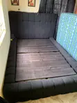 Black 4x6 Puffy Bed Frame - 2