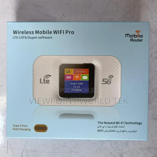 Wireless Mobile WiFi Pro Pocket MiFi (LTE CAT6) - 1