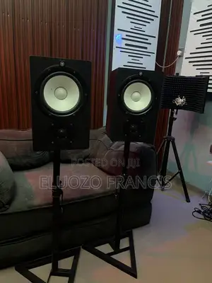 Yamaha HS8 Studio Monitors with Stands