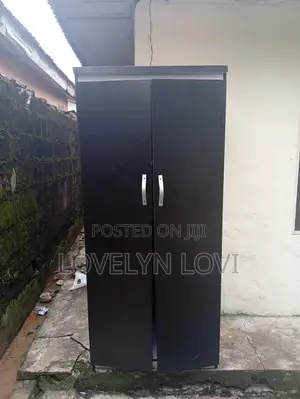 Used Brown Wardrobe - Like New, Strong Wood
